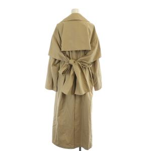 CLANE 21SS SIDE RIBBON TRENCH COAT トレンチコート スプリングコート ロング 2 ベージュ