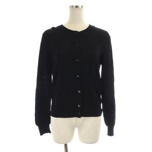 22SS クルーネック カーディガン ニット XS 黒 ブラック