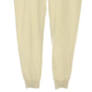 ebure ニットパンツ テーパード イージー オフホワイト