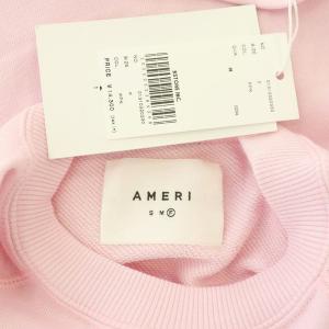 Ameri VINTAGE LITTLE V GUSSET SHORT SWEAT TOP トップス スウェット プルオーバー 長袖 F ピンク