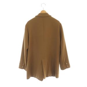 IENA ウールイージージャケット テーラード ダブル 総裏地 38 キャメル