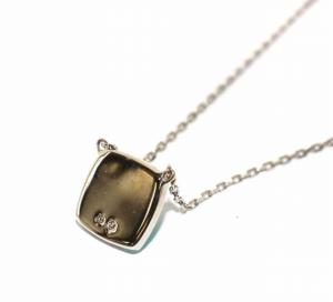 SWAROVSKI ネックレス ペンダント クリスタル ストーン 水色 シルバー