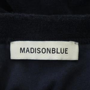 MADISONBLUE 22SS パイル地 Tシャツ カットソー ノースリーブ コットン混 1 紺 ネイビー