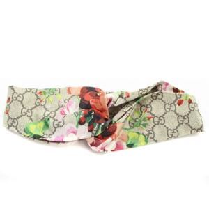 GUCCI cute BLOOMS ヘッドバンド ヘアバンド べージュ