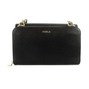 FURLA リーヴァ MINI ショルダーバッグ 財布 2way レザー ブラック EAZ9LDO