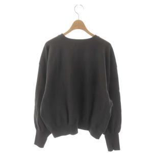 AMERICANA CASUAL LUXEロゴクルーネックプルオーバー スウェット 長袖 グレー