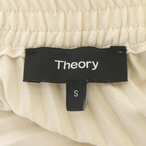 Theory Soft Crepe Pleat Dorothea スカート プリーツ ロング S ライトベージュ