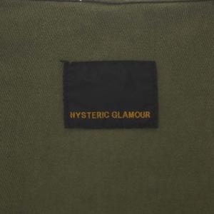 HYSTERIC GLAMOUR FERGADELIC METAL プリント ラグランスリーブフーデッドシャツ ジャケット ミリタリージャケット ロング ジップアップ