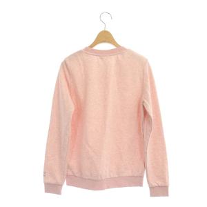 LACOSTE SPORT スウェットシャツ トレーナー カットソー 長袖 ロゴワッペン 34 杢ピンク