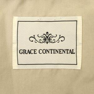 GRACE CONTINENTAL トレンチフードコート スプリングコート ロング ベルト付き 総裏地 36 ベージュ