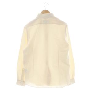 Nigel Cabourn CLASSIC BRITISH OFFICERS SHIRT コットン シャツ ステンカラー 長袖 48 アイボリー