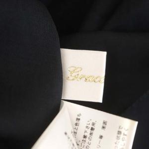 Grace Class 23SS フラワーリゾートドレス ノースリーブ ロング プリーツ 総柄 36 黒 ブラック マルチカラー