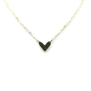 AHKAH ネックレス ローラハート Au750 K18 イエローゴールド