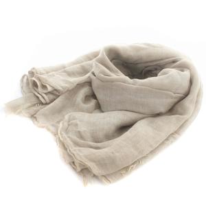 ストール フリンジ 茶色 ブラウン