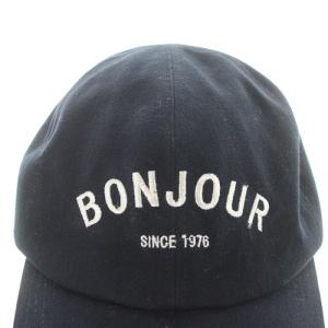 AMERICANA L’Appartement Bonjour CAP 帽子 ロゴキャップ 黒 ブラック