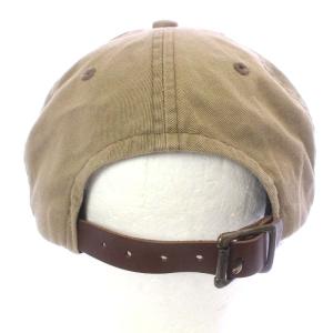 L'Appartement 帽子 野球帽 キャップ ユーズド加工 ベージュ