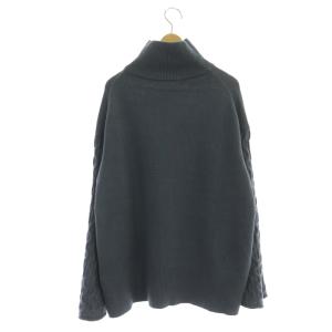 Theory 21AW タートルネックニット セーター 長袖 ウールカシミヤ混 S 青 ブルー