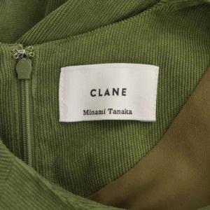 CLANE × 田中みな実 21SS SQUARE SLEEVE ALL IN ONE オールインワン ノースリーブ コーデュロイ 0