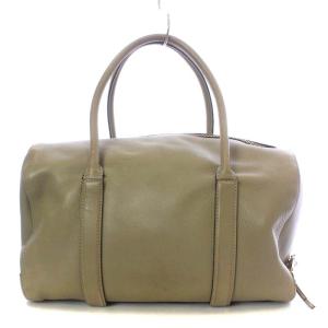 Chloe ボストンバッグ ハンドバッグ レザー カーキ