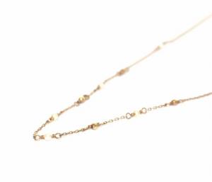 agete パール ネックレスチェーン K10 ゴールド アクセサリー ジュエリー