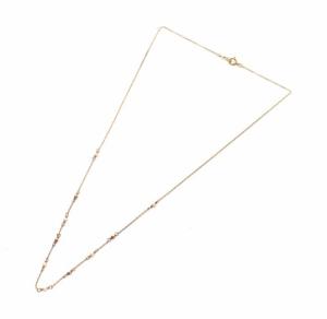 agete パール ネックレスチェーン K10 ゴールド アクセサリー ジュエリー