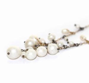 agete パールネックレス ペンダント K10YG イエローゴールド アクセサリー ジュエリー