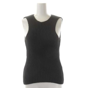 フィービー期 バックベルトリボンニット XS チャコールグレー
