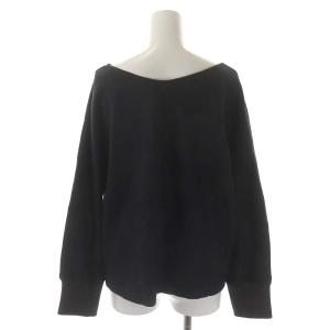 SHIPS Colors セットアップ 上下 ウール カットソー 長袖 フレアスカート ロング M ダークグレー