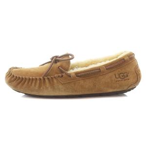 UGG australia DAKOTA  モカシン ムートンシューズ シープスキン リボン USA10 27.0cm 茶 ブラウン 5612