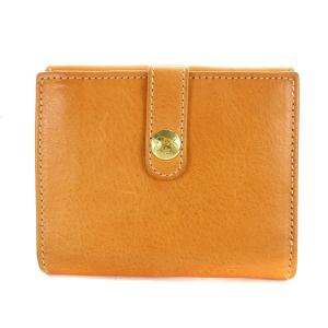 IL BISONTE 財布 二つ折り レザー 茶 ブラウン