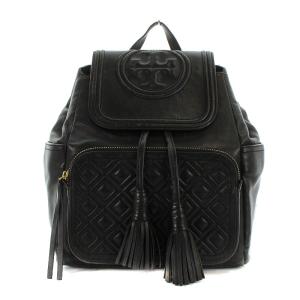 リュックサック デイパック キルティング チェーン レザー 黒 ブラック