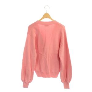 kate spade new york スペードボタン ニット カーディガン 長袖 XS ピンク