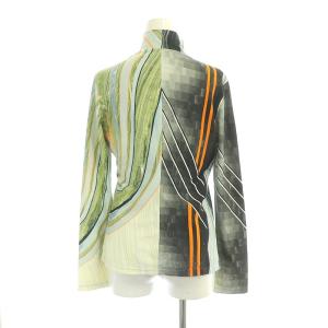 Mame Kurogouchi 21FW MARBLE PRINT JERSEY TOP カットソー ハイネック 2 マルチカラー