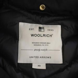 WOOLRICH ユナイテッドアローズ別注 BOWBRIDGE ダウンコート ファー XS ブラック