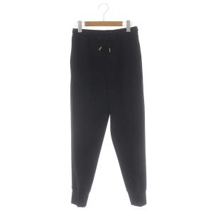 22AW ジョーゼットジョガーパンツ イージー 36 黒 ブラック