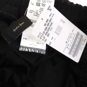 Spick&Span 22AW ジョーゼットジョガーパンツ イージー 36 黒 ブラック