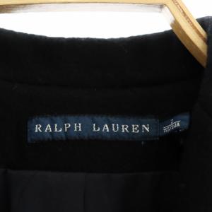 RALPH LAUREN テーラードジャケット シングル 1B 総裏地 ウール M 紺 ネイビー