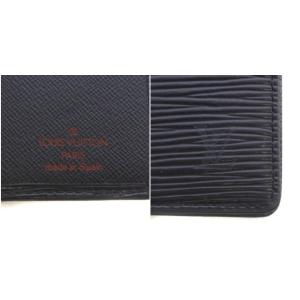 LOUIS VUITTON エピ オーガナイザー ドゥ ポッシュ カードケース パスケース 名刺入れ レザー 黒 ブラック M63582