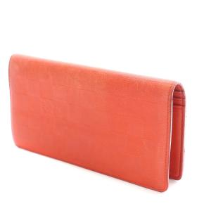 LOUIS VUITTON ダミエ アンフィニ ポルトフォイユブラザ 二つ折り財布 長財布 オレンジ N63011