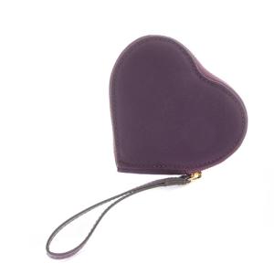 Salvatore Ferragamo ヴァラリボン ハード型コインケース 小銭入れ レザー 紫 パープル IR-22B230