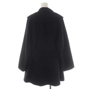 EVERYDAY I LIKE 22AW SHORT ガウンコート ベル カシミヤ混 ブラック