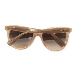 miumiu サングラス ロゴ 5419 茶 ブラウン