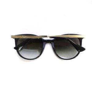 PRADA サングラス ウェリントン 度なし 5321-140 黒 ブラック ゴールド色 SPR11W
