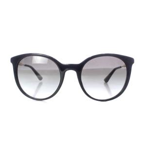 PRADA サングラス ウェリントン 度なし 5321-140 黒 ブラック ゴールド色 SPR11W