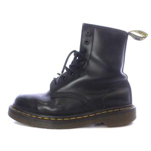 Dr.Martens ワークブーツ 8ホール ショート フラット レースアップ レザー UK4 23cm 黒 ブラック