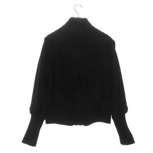 EPOCA ニットジャケット ブルゾン ウール I40 黒 ブラック