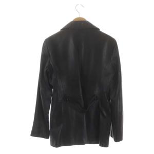 EPOCA レザージャケット ラムレザー テーラード I40 黒 ブラック
