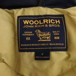 WOOLRICH  ARCTIC PARKA ダウンジャケット ジップアップ アウター S 紺 ネイビー 1202039