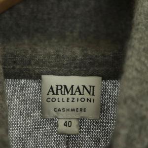 ARMANI COLLEZIONI カシミヤボウタイニット セーター 長袖 グレー