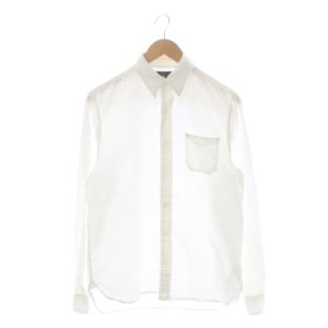 Railman ポケット シャツ 長袖 S 白 ホワイト